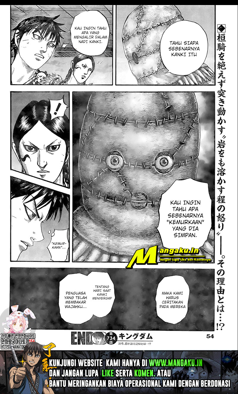 Kingdom Chapter 734 - halaman 21