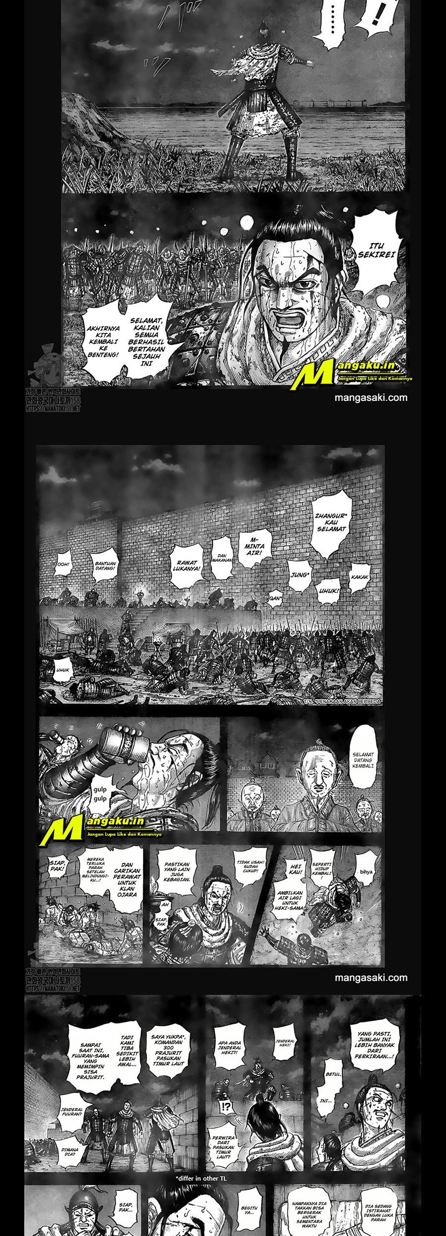Kingdom Chapter 736 - halaman 8