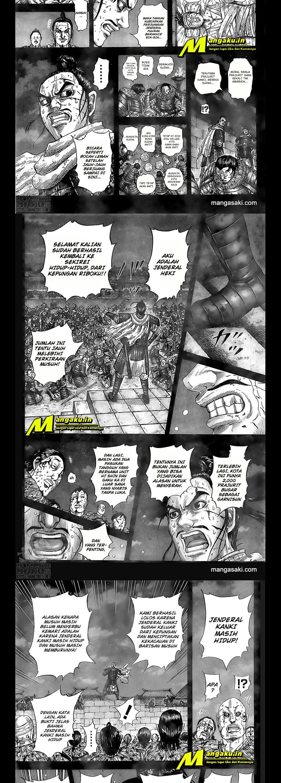 Kingdom Chapter 736 - halaman 9
