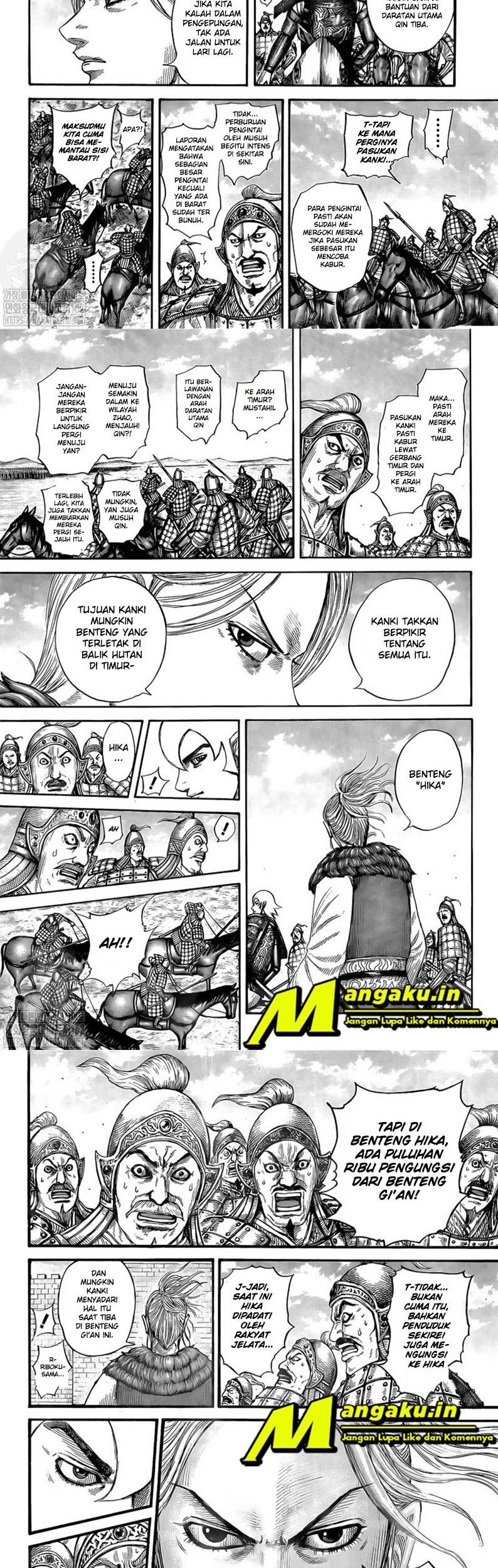 Kingdom Chapter 739 - halaman 8