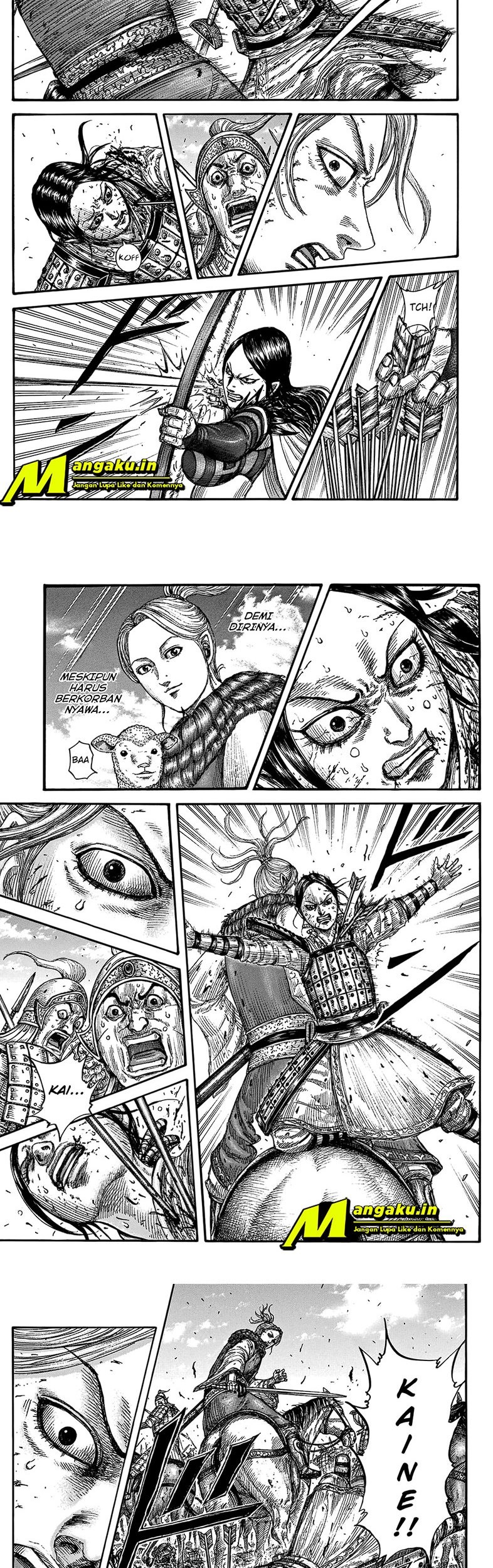 Kingdom Chapter 743 - halaman 3