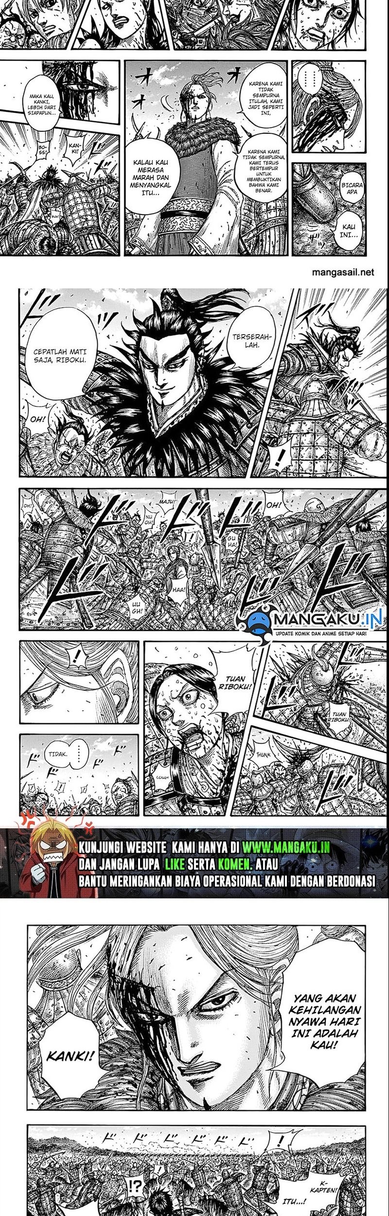 Kingdom Chapter 746 - halaman 12