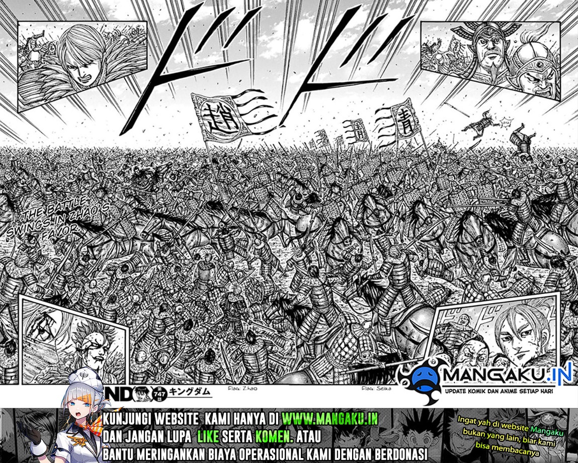 Kingdom Chapter 747 - halaman 13