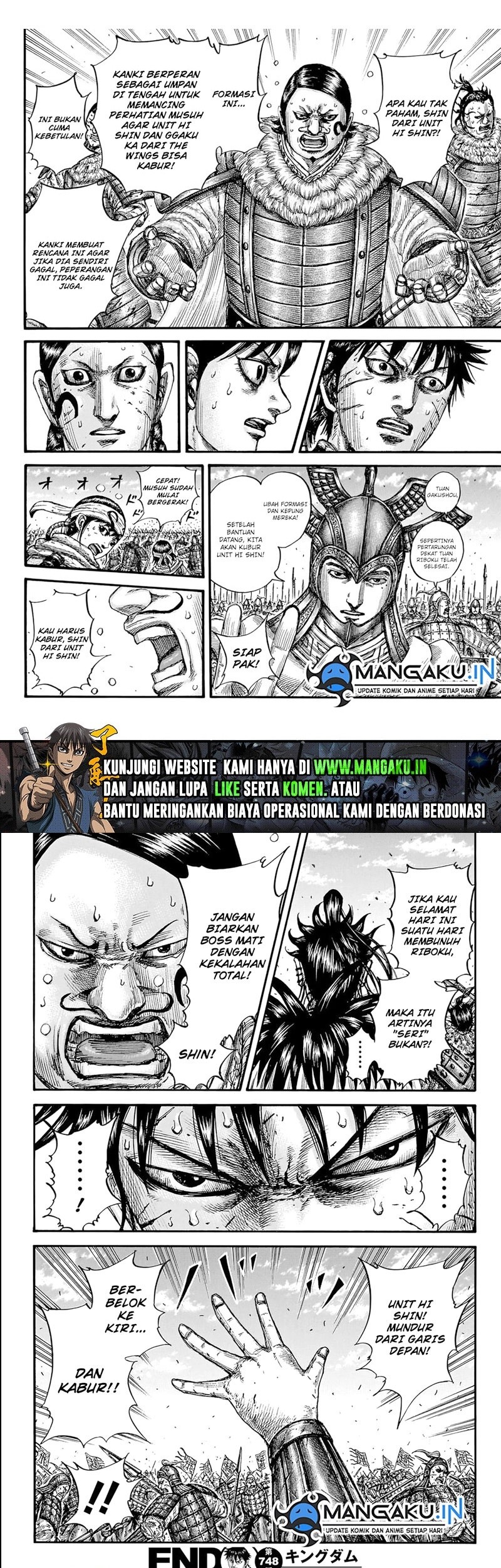 Kingdom Chapter 748 - halaman 11