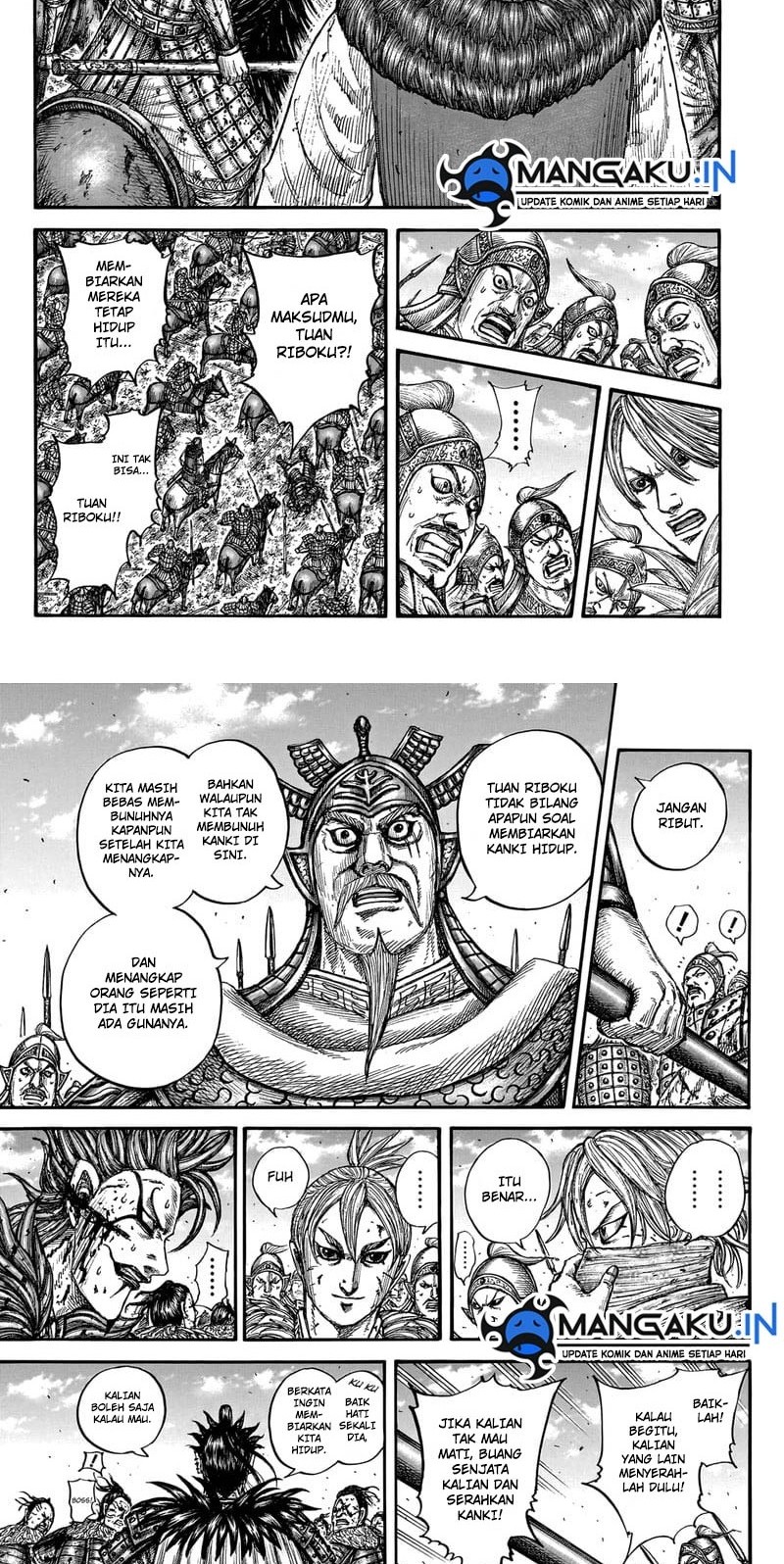 Kingdom Chapter 750 - halaman 2