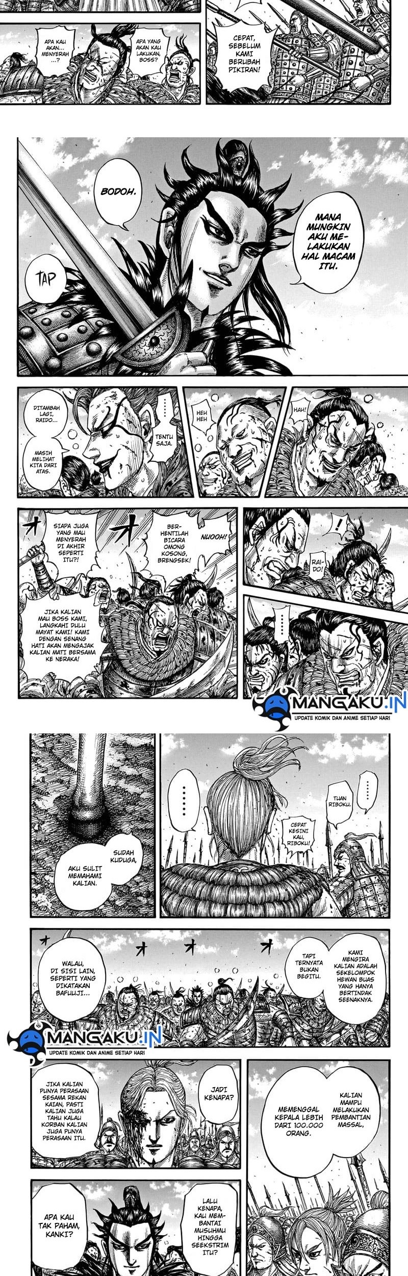 Kingdom Chapter 750 - halaman 3