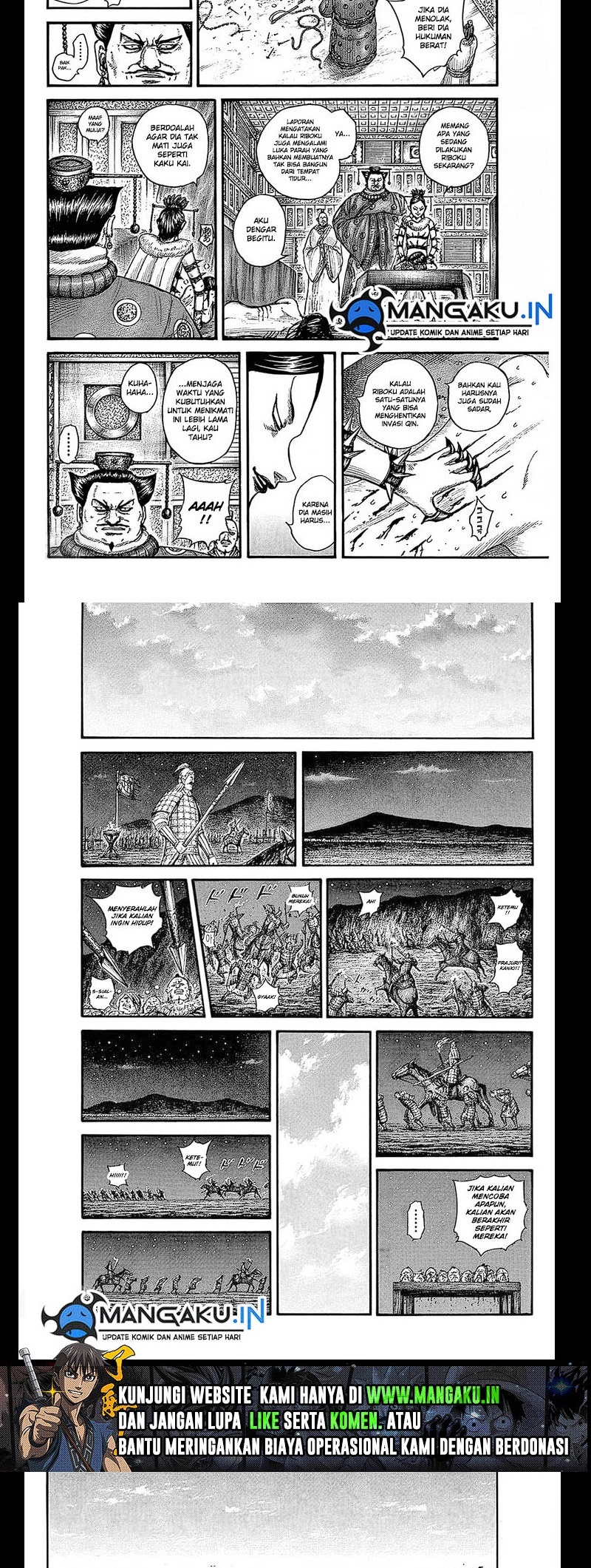 Kingdom Chapter 754 - halaman 8