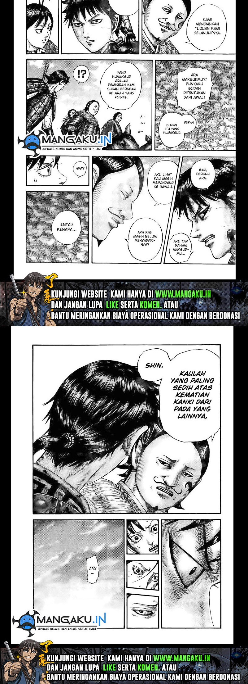 Kingdom Chapter 755 - halaman 10