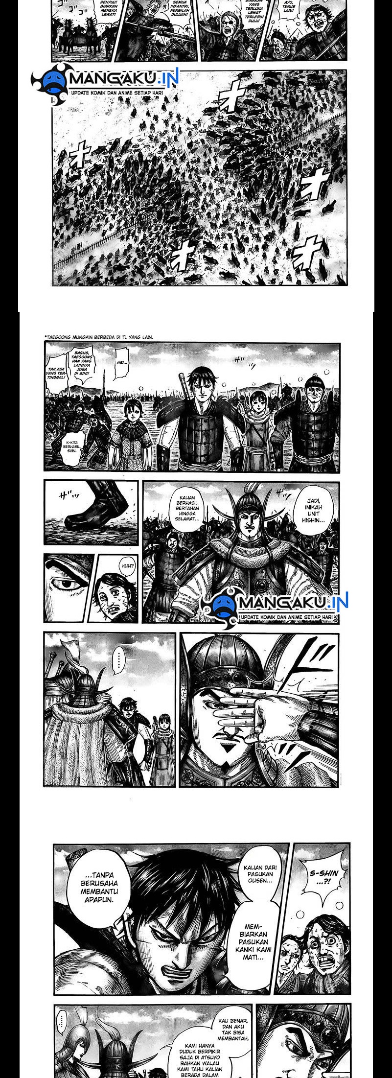 Kingdom Chapter 755 - halaman 2