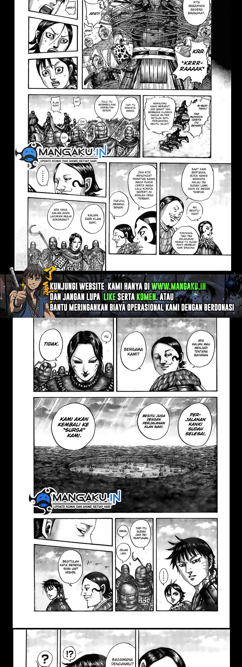 Kingdom Chapter 755 - halaman 9