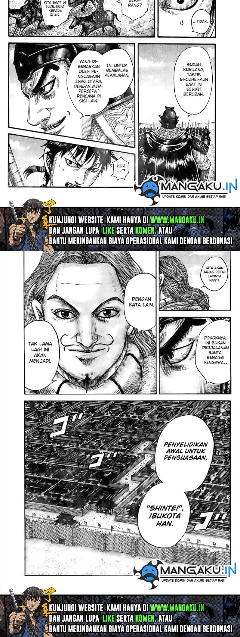 Kingdom Chapter 756 - halaman 10