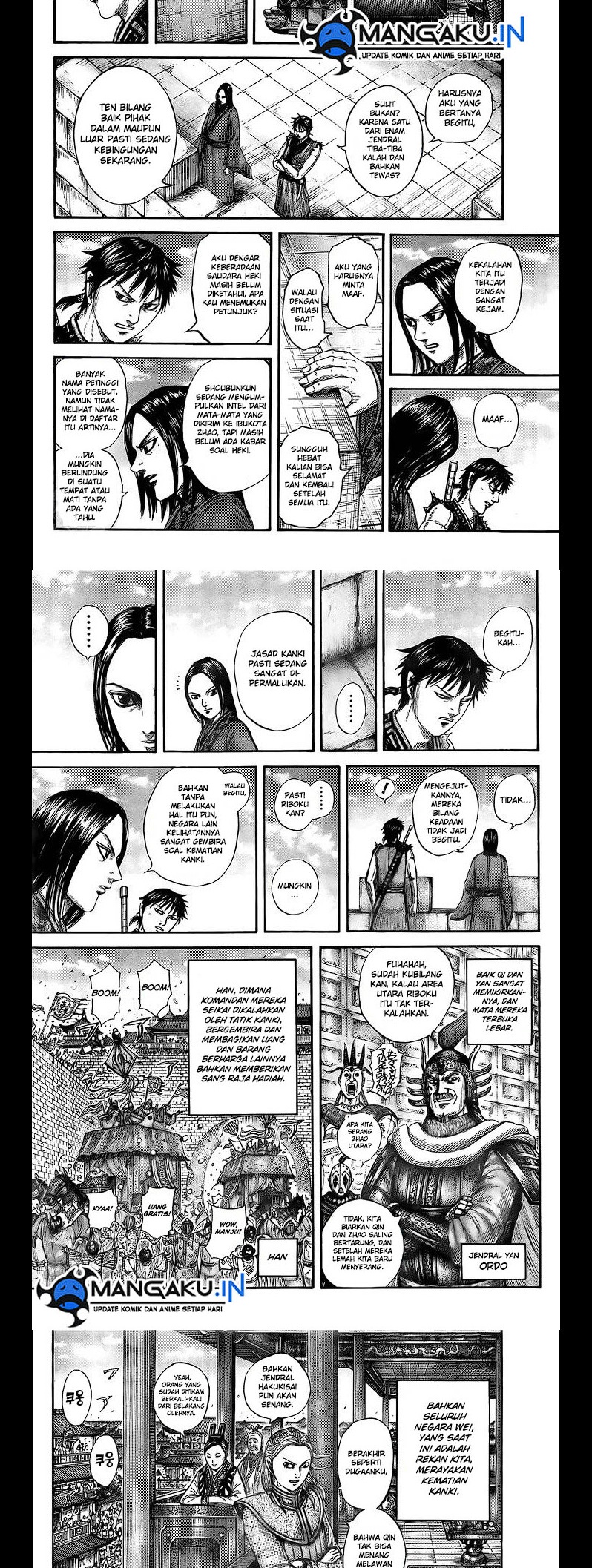 Kingdom Chapter 756 - halaman 3