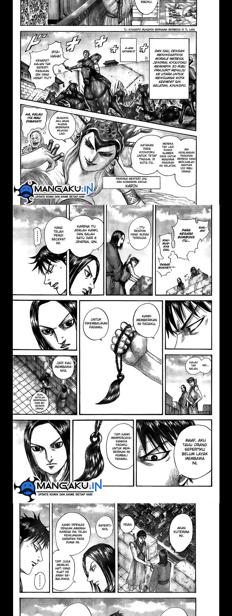 Kingdom Chapter 756 - halaman 4