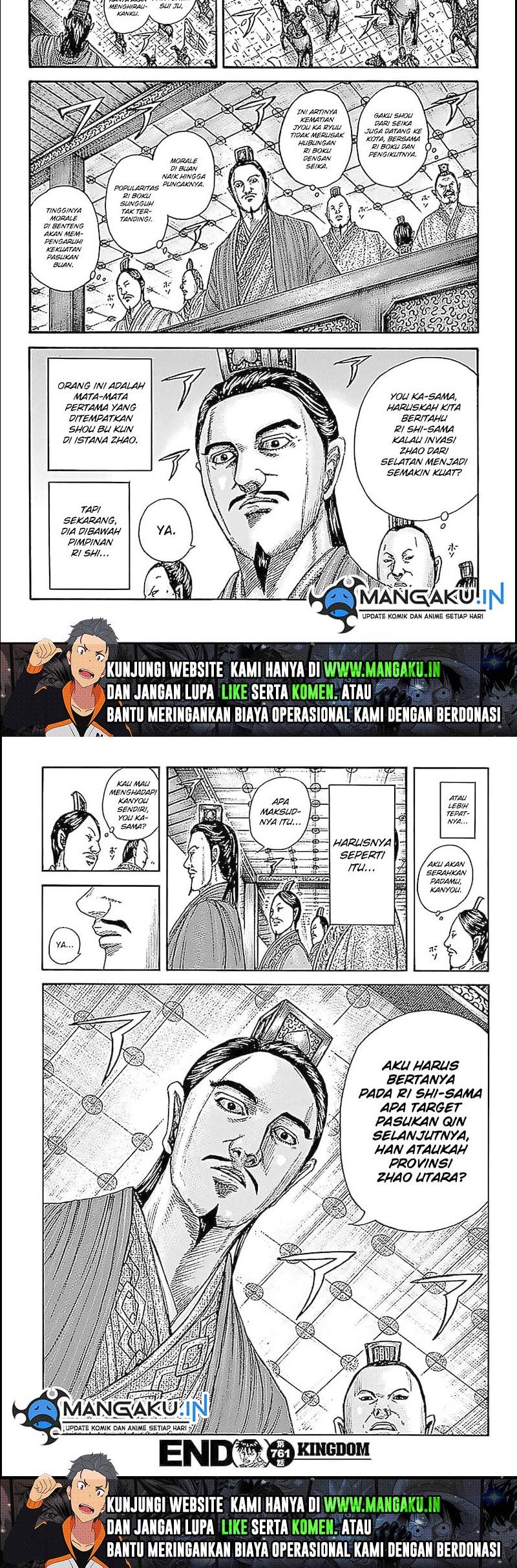 Kingdom Chapter 761 - halaman 10