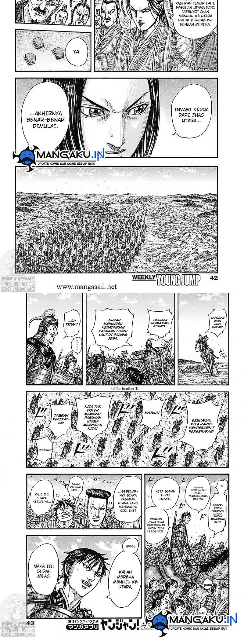 Kingdom Chapter 770 - halaman 3
