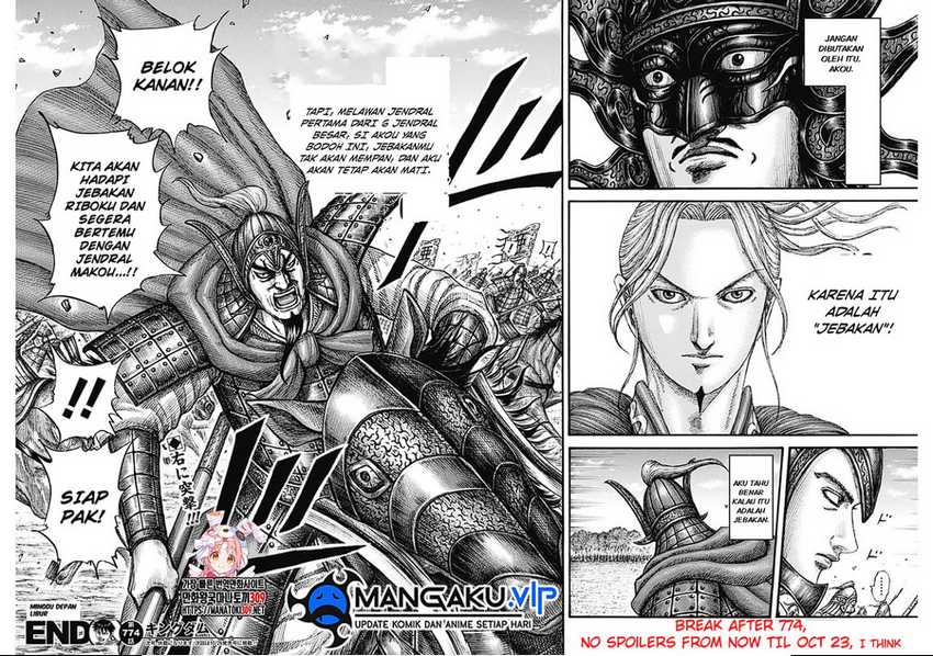 Kingdom Chapter 774 - halaman 10