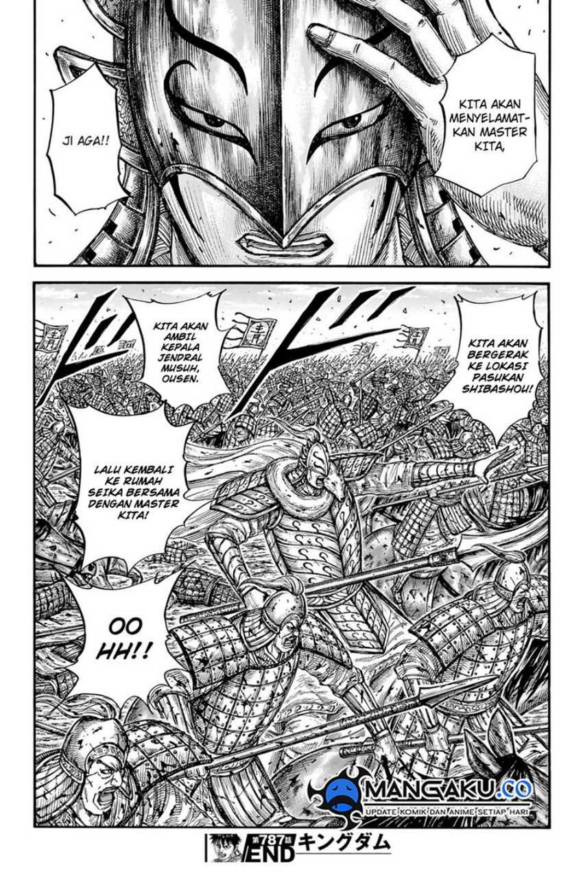 Kingdom Chapter 787 - halaman 20