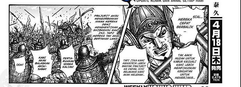 Kingdom Chapter 793 - halaman 40