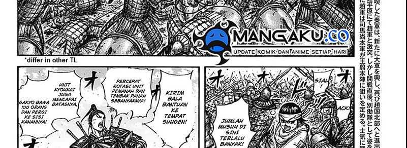 Kingdom Chapter 793 - halaman 8