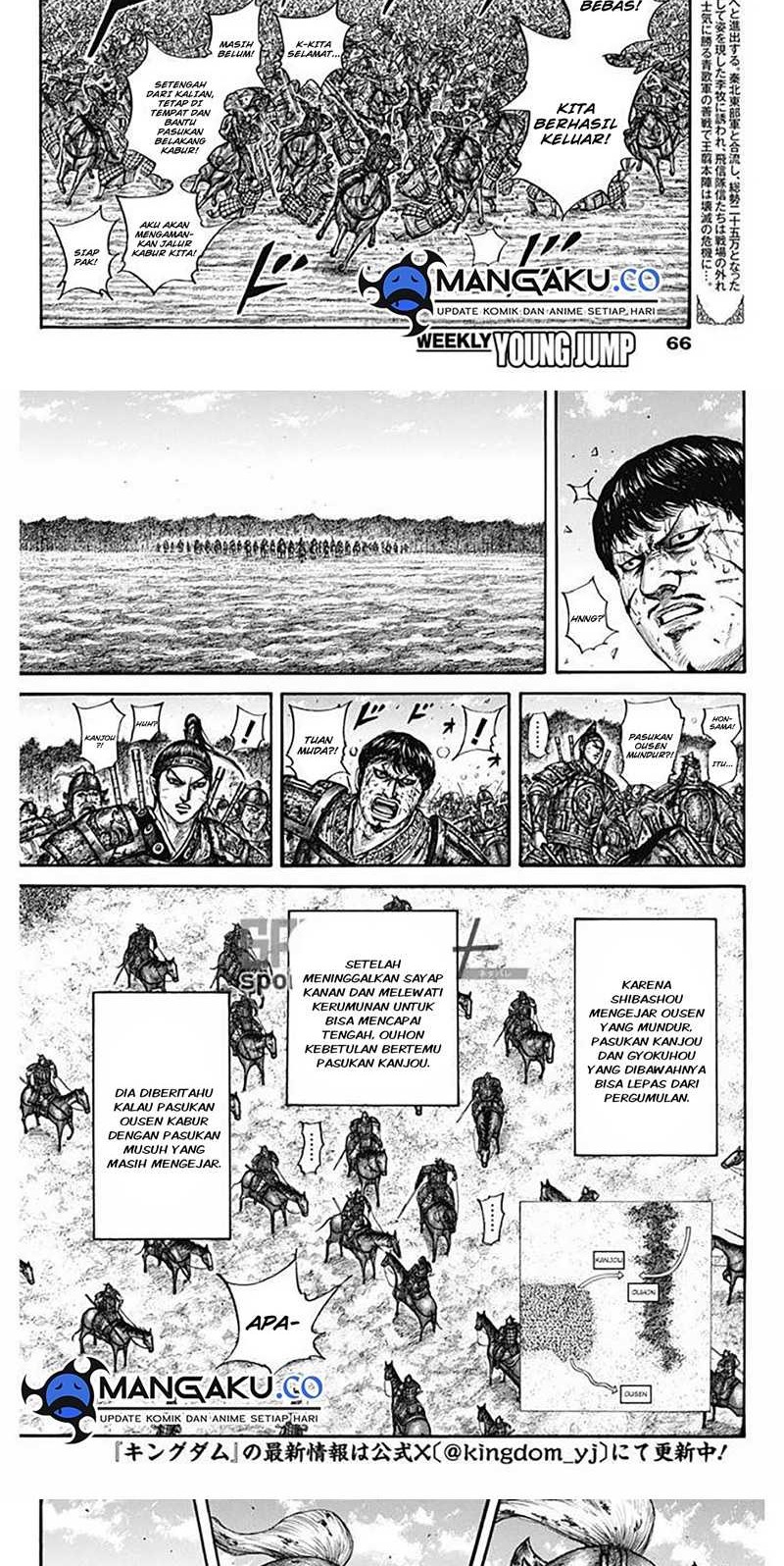 Kingdom Chapter 795 - halaman 2