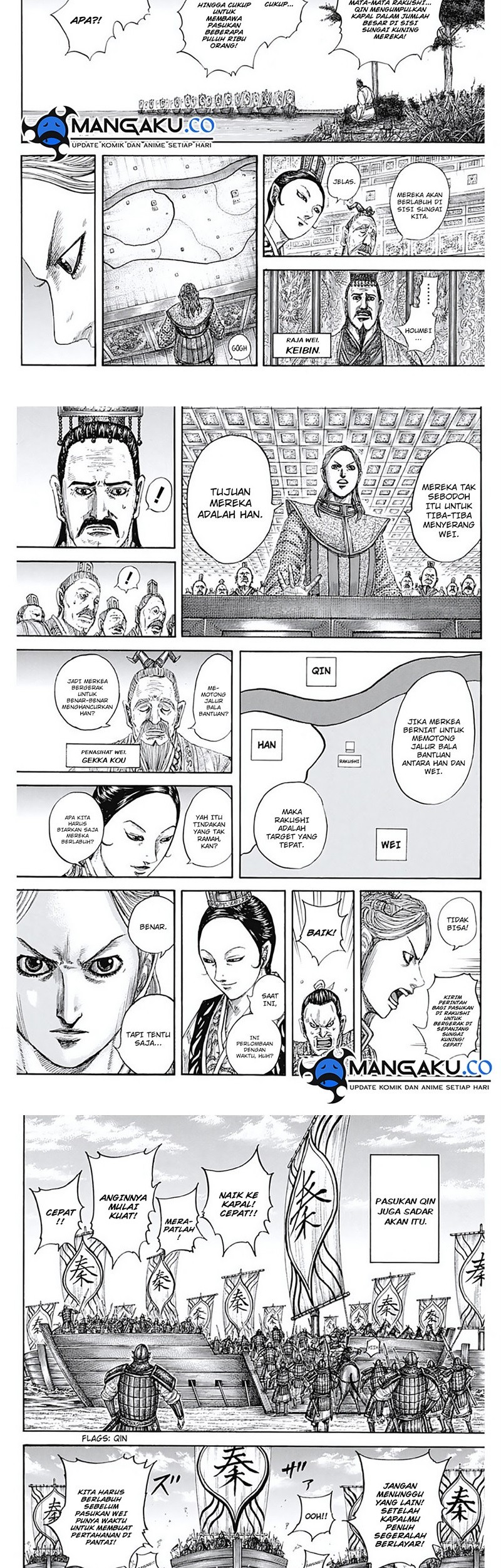 Kingdom Chapter 804 - halaman 9