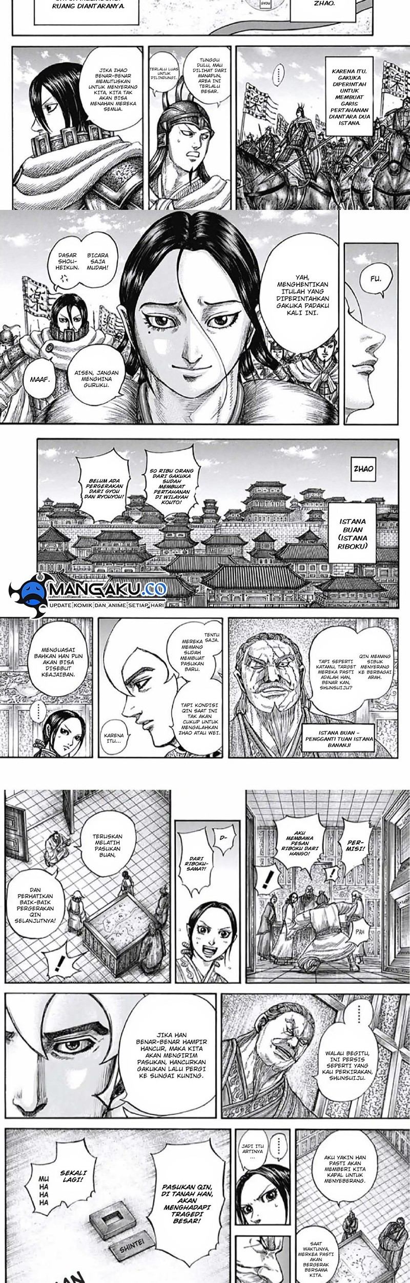 Kingdom Chapter 805 - halaman 6