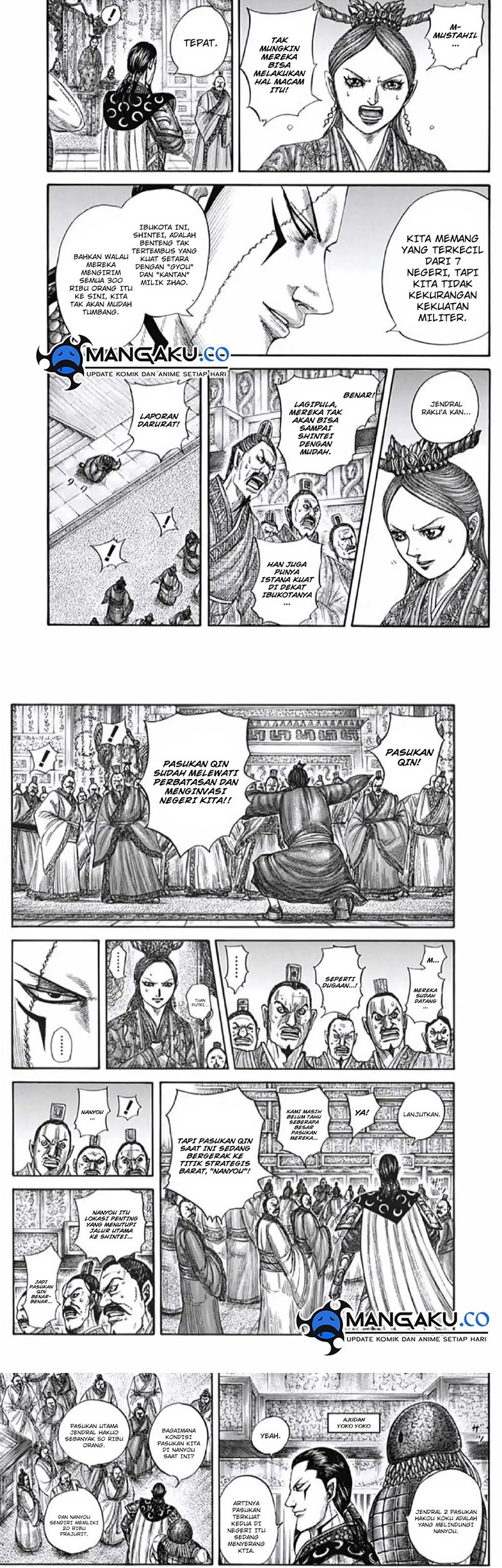 Kingdom Chapter 805 - halaman 8
