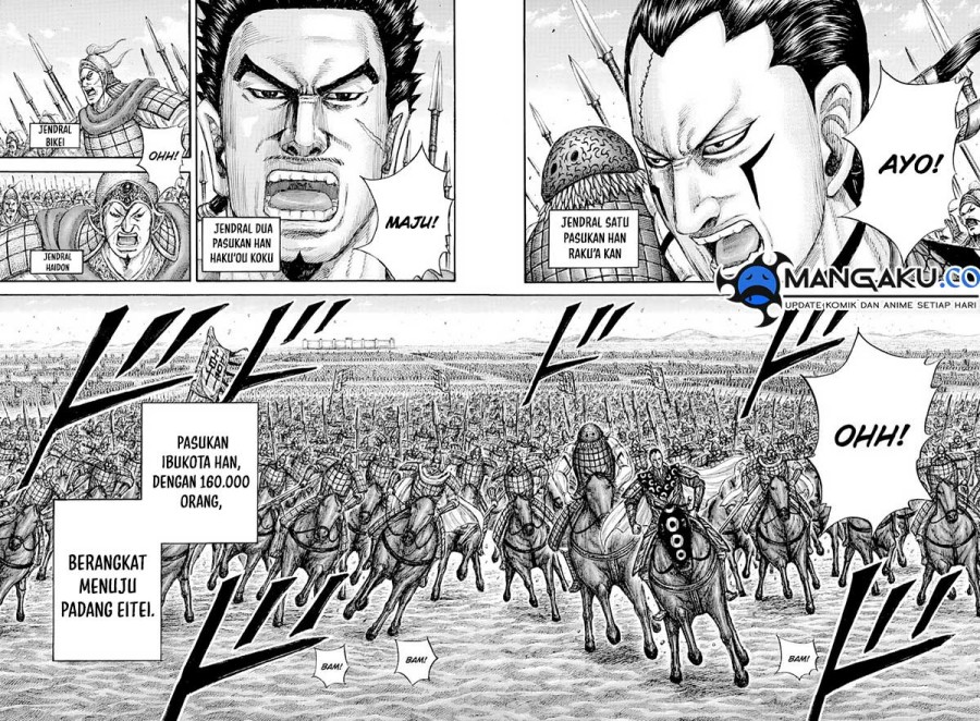 Kingdom Chapter 814 - halaman 3