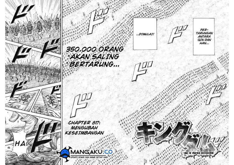 Kingdom Chapter 817 - halaman 3