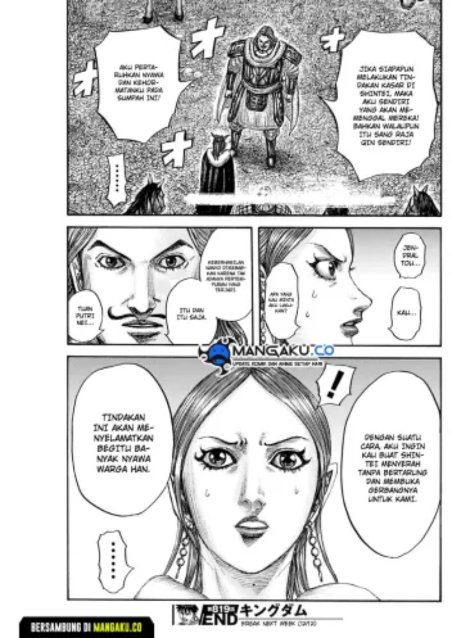 Kingdom Chapter 819 - halaman 20