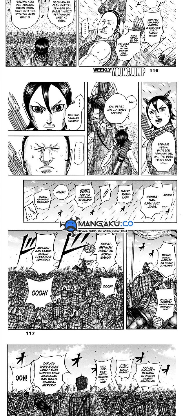 Kingdom Chapter 824 - halaman 4