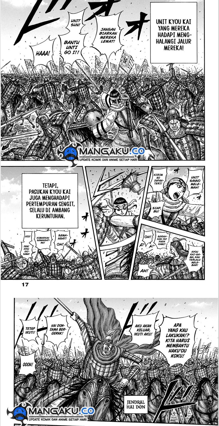 Kingdom Chapter 825 - halaman 5
