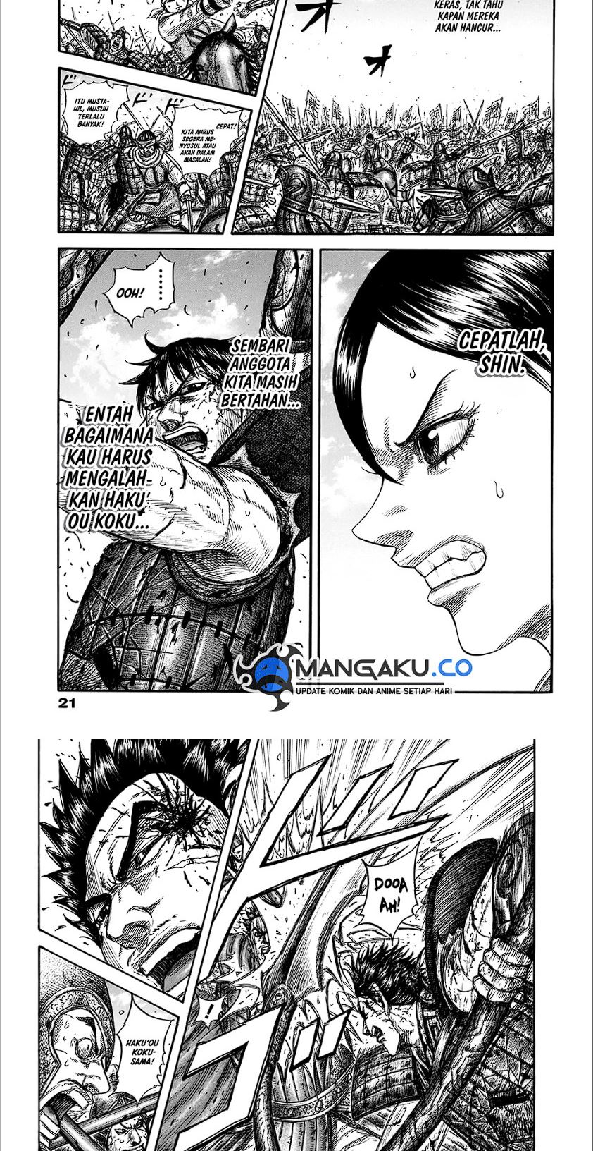 Kingdom Chapter 825 - halaman 8