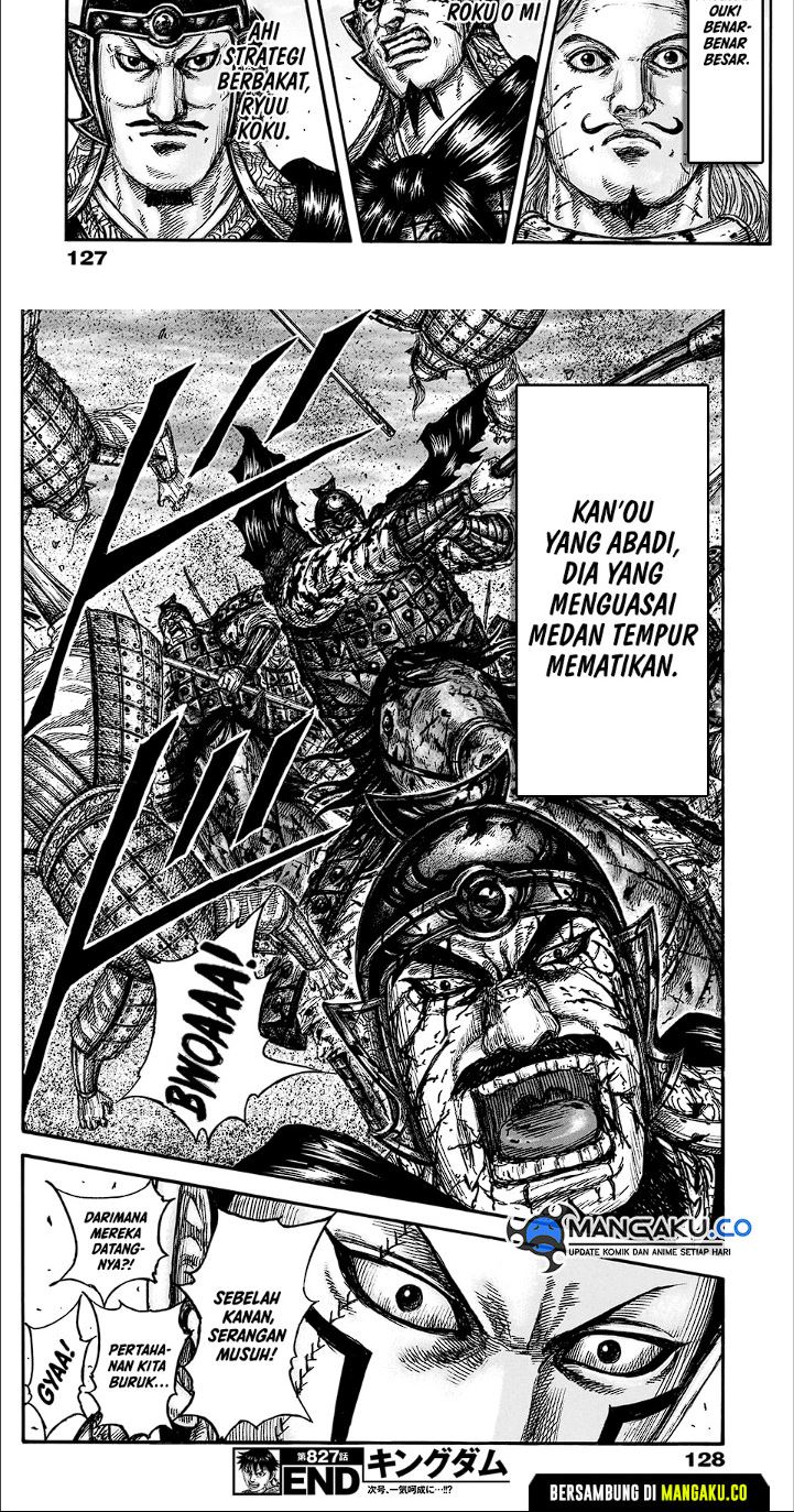Kingdom Chapter 827 - halaman 14