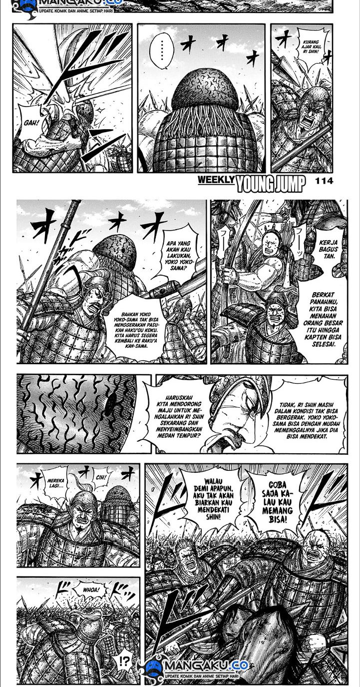 Kingdom Chapter 827 - halaman 4
