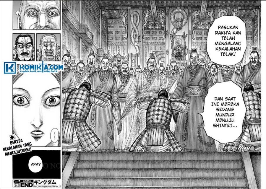 Kingdom Chapter 831 - halaman 18
