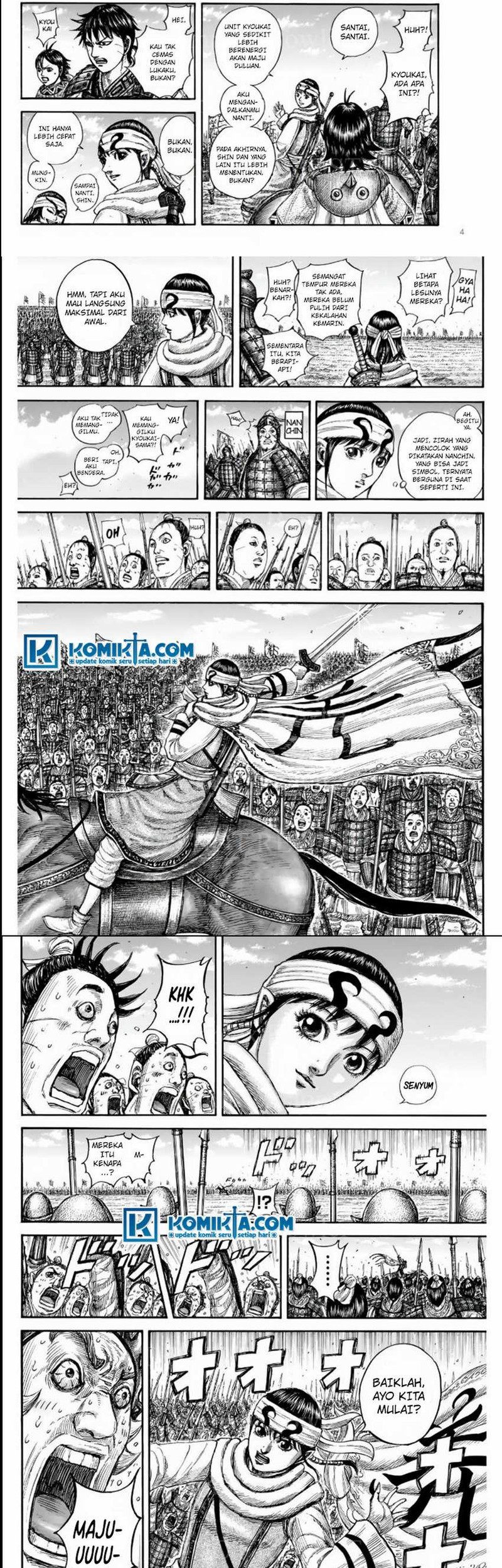 Kingdom Chapter 832 - halaman 3