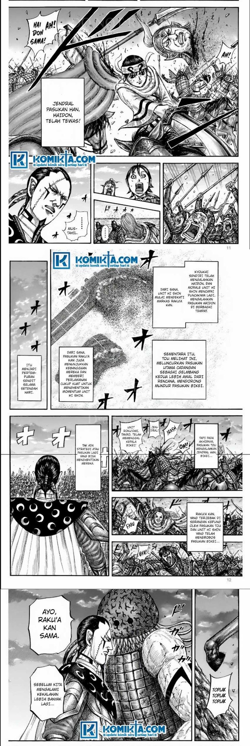 Kingdom Chapter 832 - halaman 6