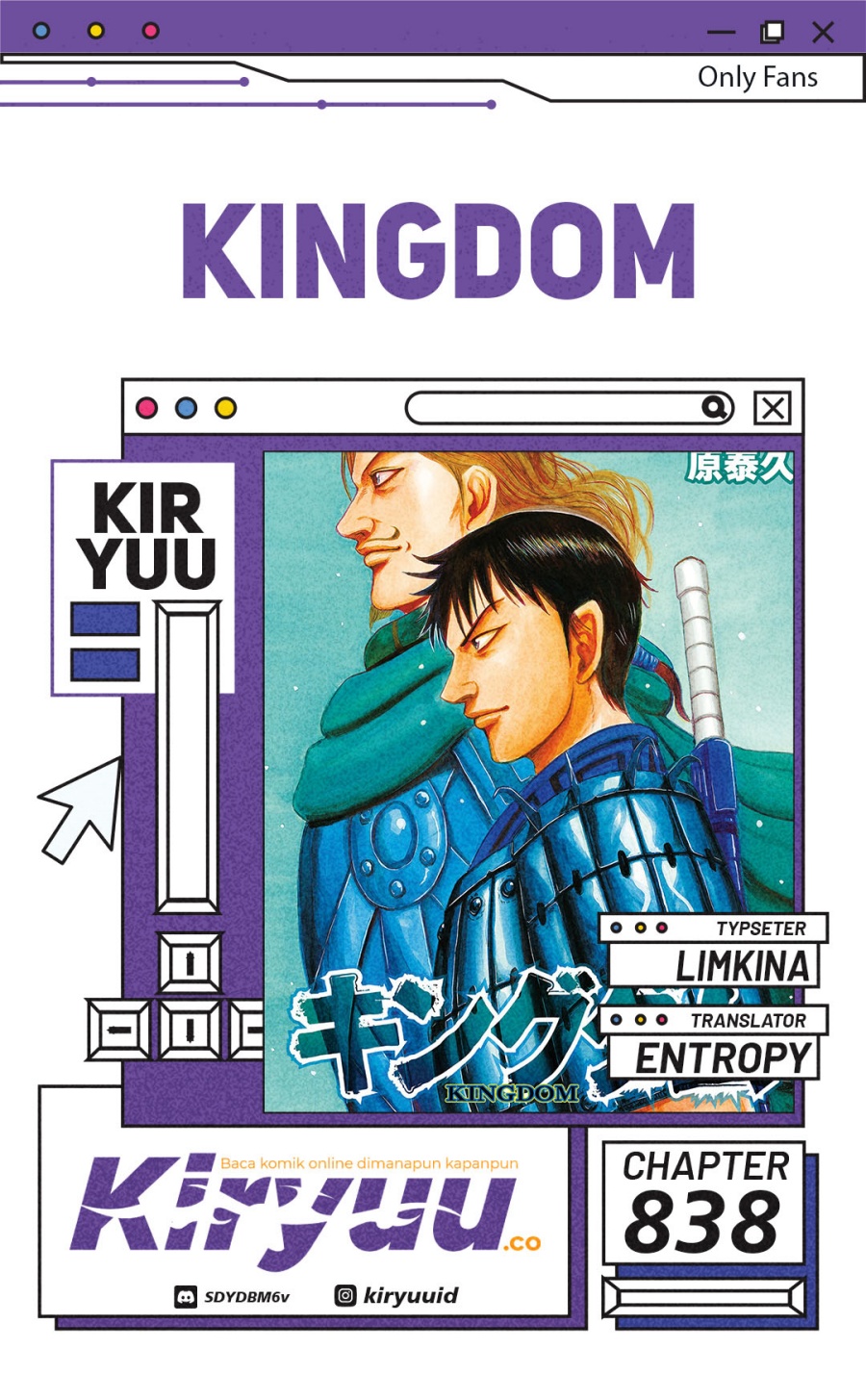 Kingdom Chapter 838 - halaman 1
