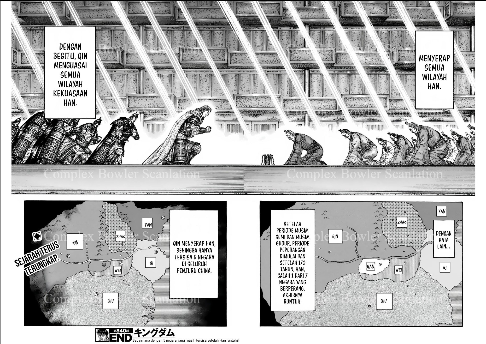 Kingdom Chapter 840 - halaman 18