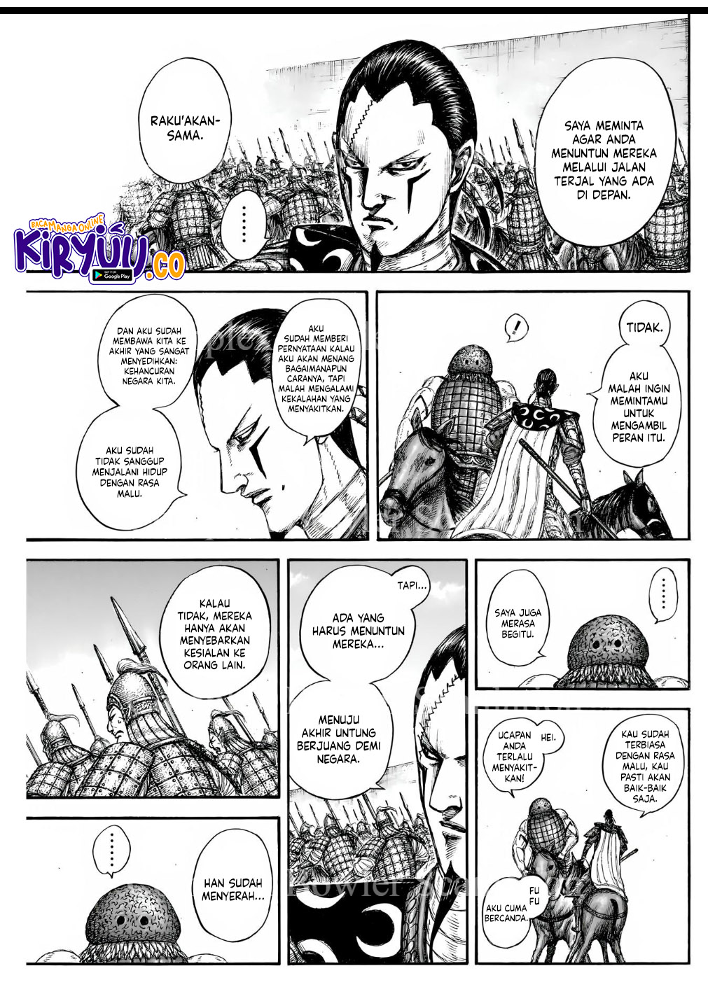 Kingdom Chapter 840 - halaman 3