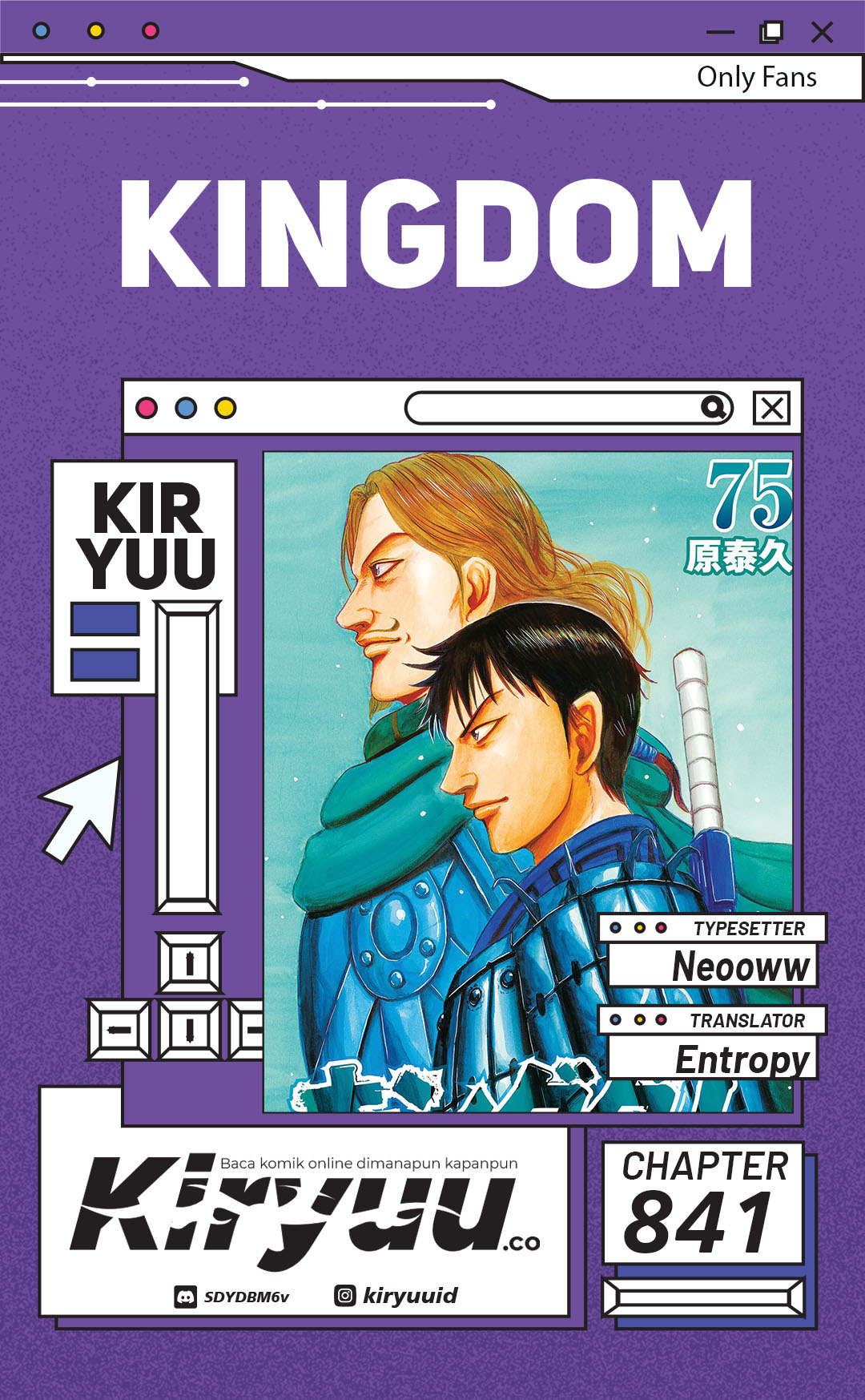 Kingdom Chapter 841 - halaman 1