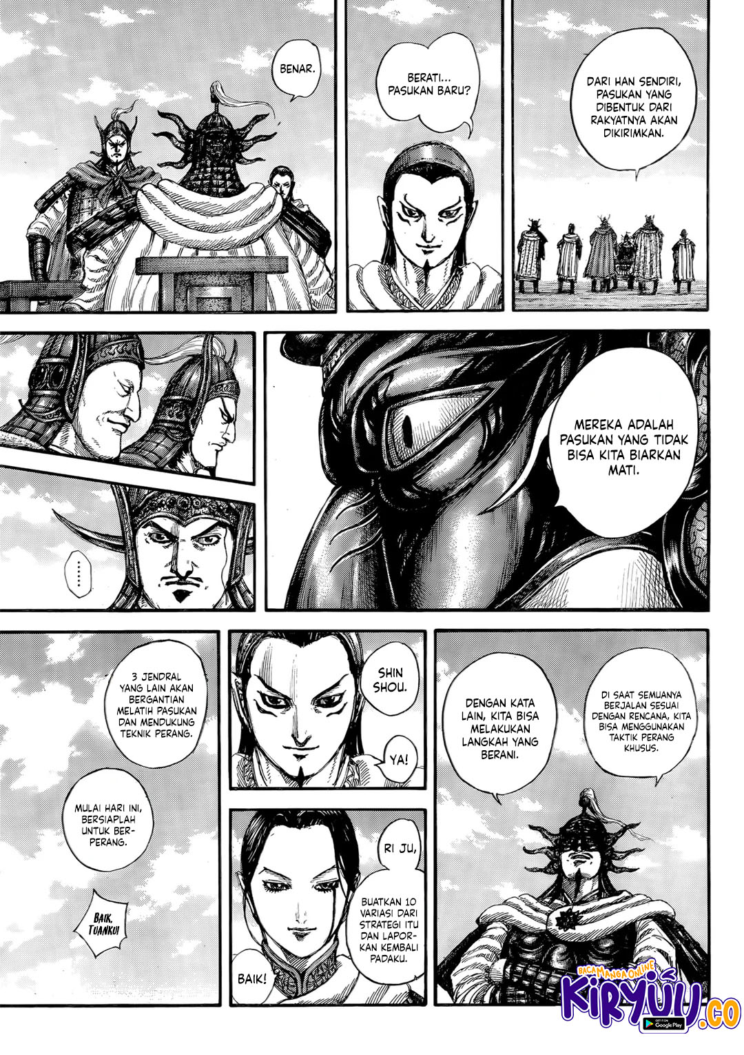 Kingdom Chapter 845 - halaman 17