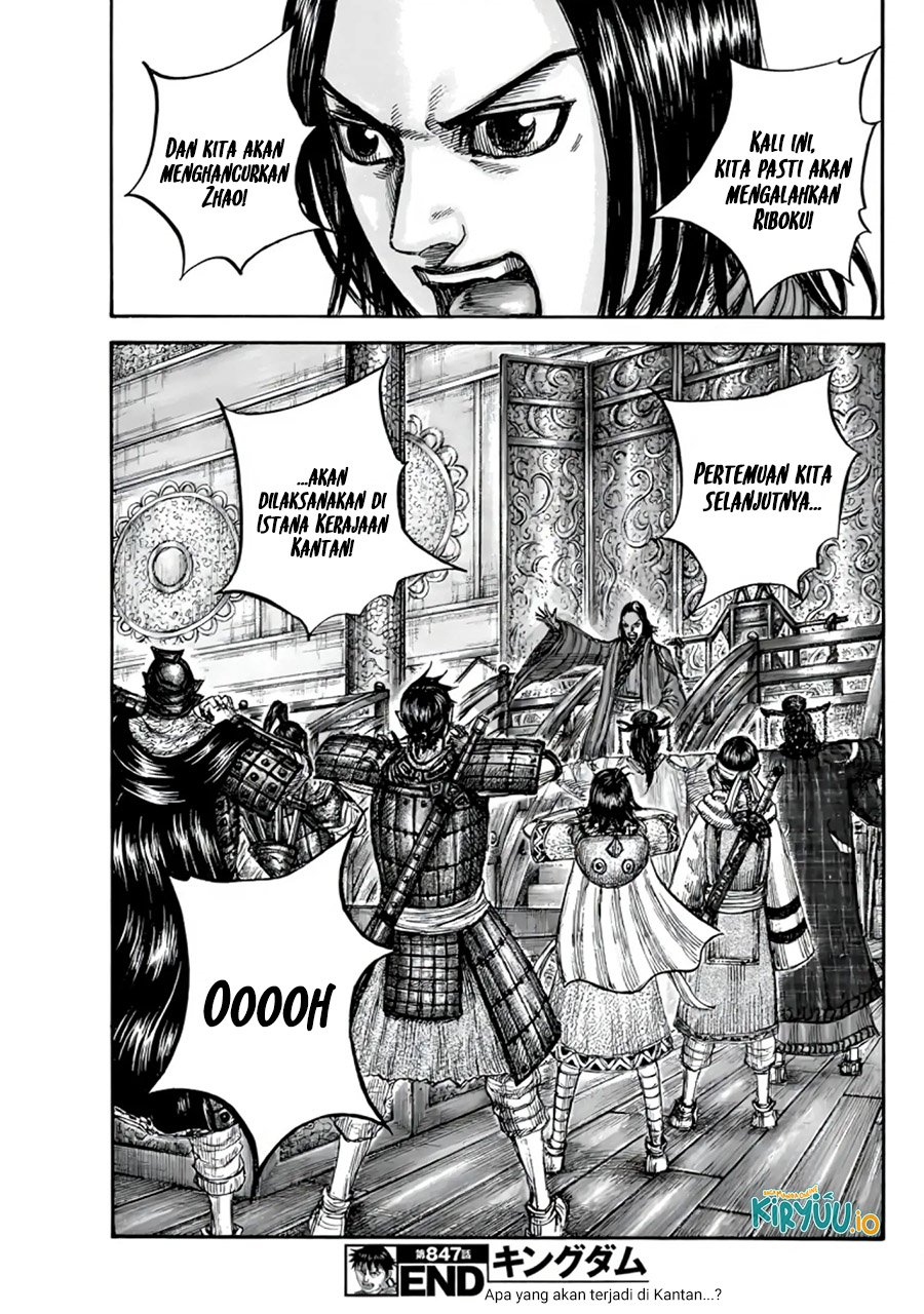 Kingdom Chapter 847 - halaman 20