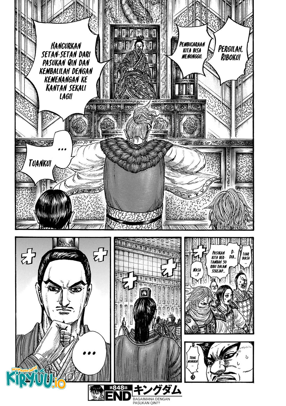 Kingdom Chapter 848 - halaman 20
