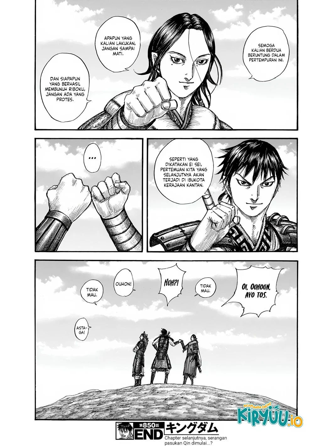 Kingdom Chapter 850 - halaman 18
