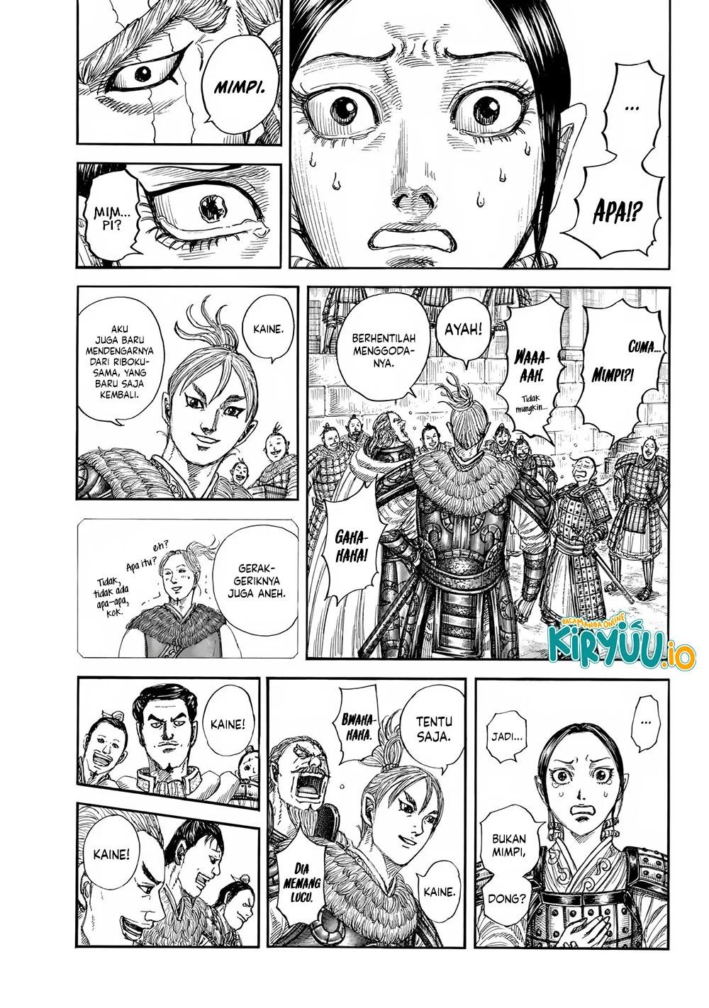 Kingdom Chapter 850 - halaman 3