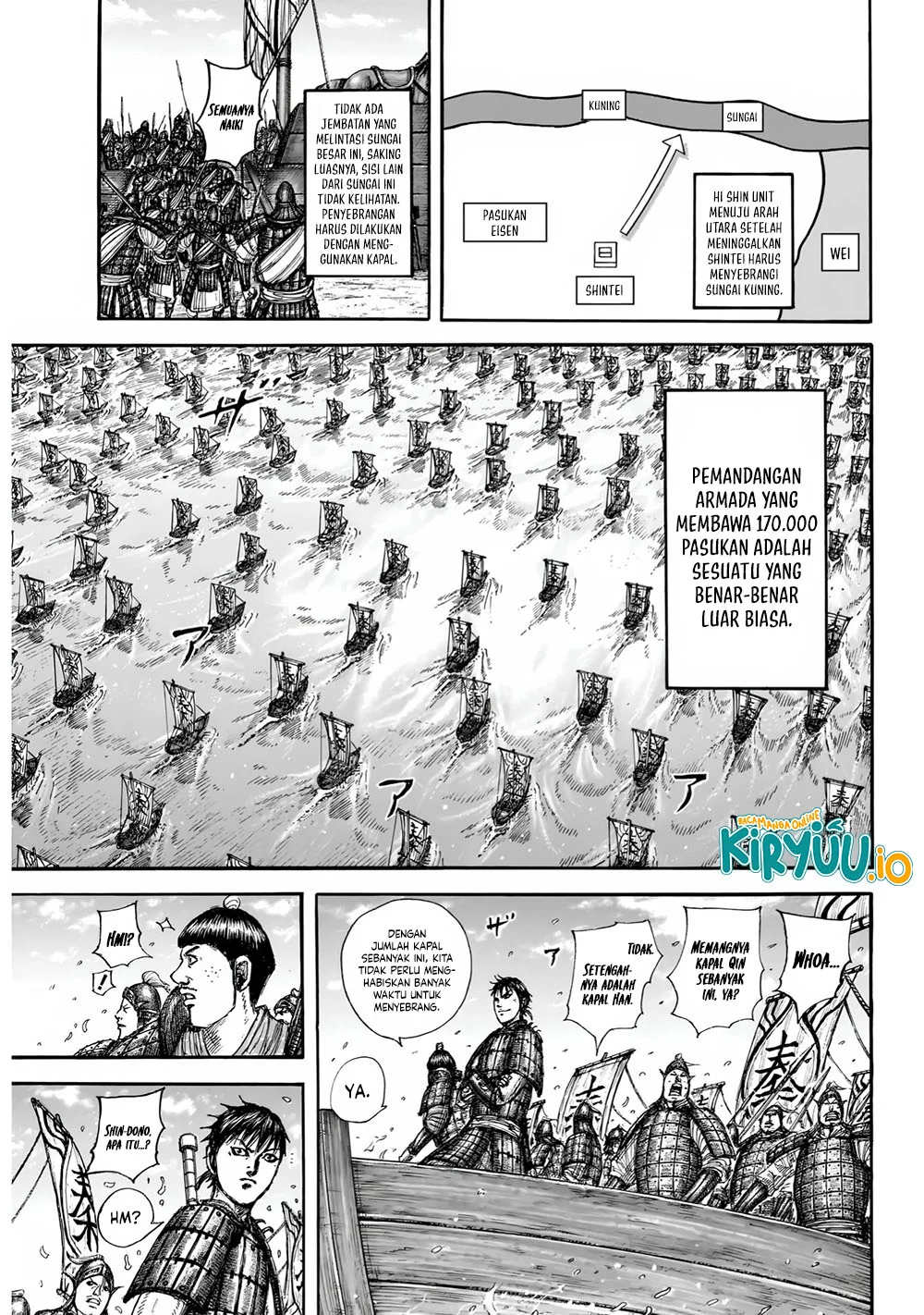 Kingdom Chapter 850 - halaman 9