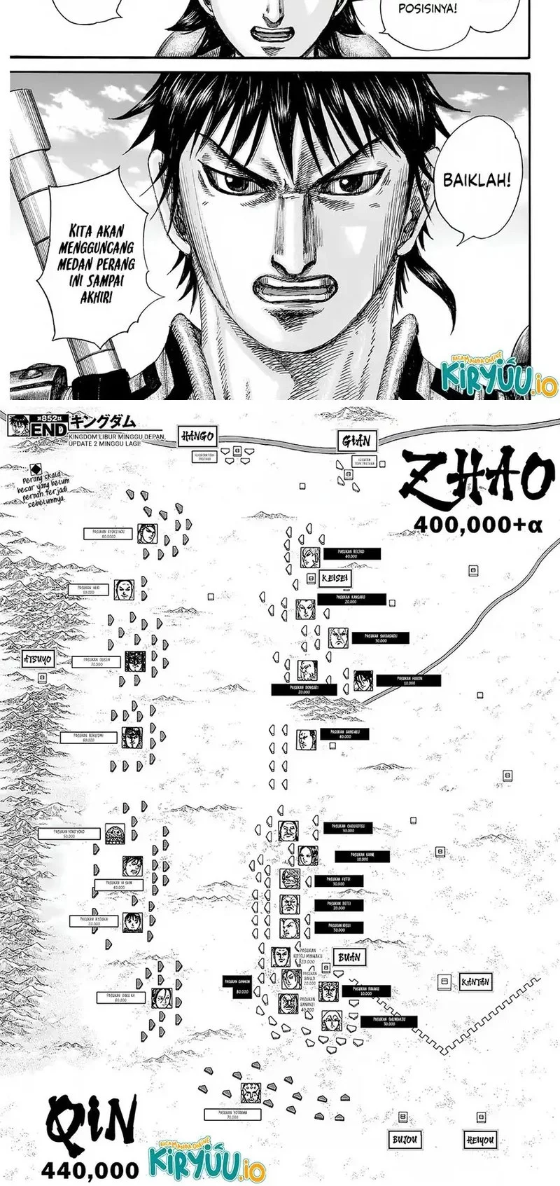 Kingdom Chapter 852 - halaman 10