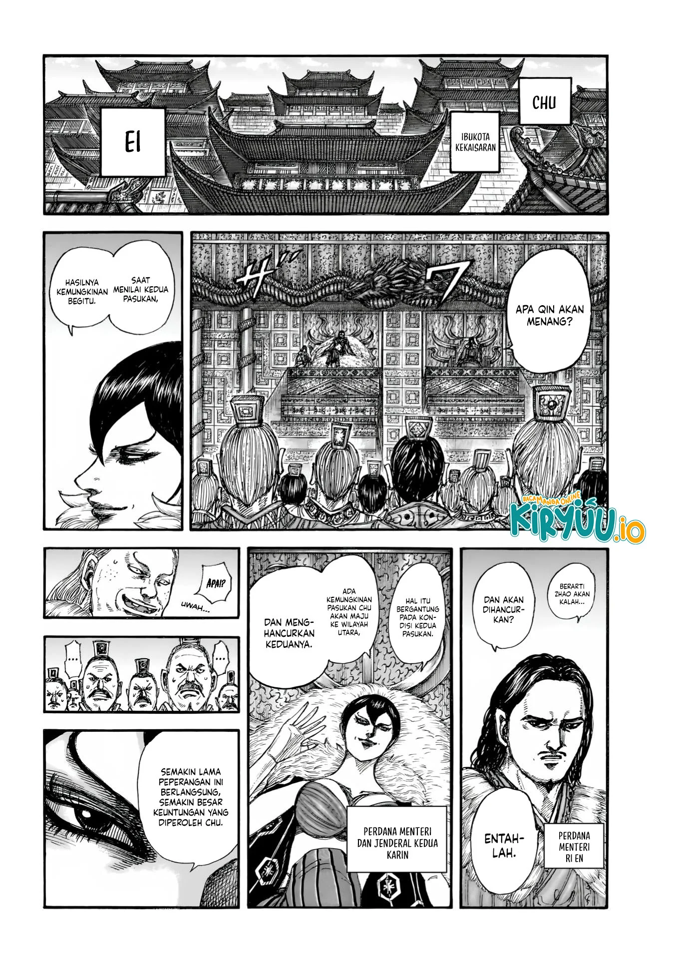 Kingdom Chapter 854 - halaman 17